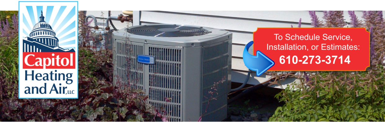 Air conditioning unit installed by Capitol Heating and Air